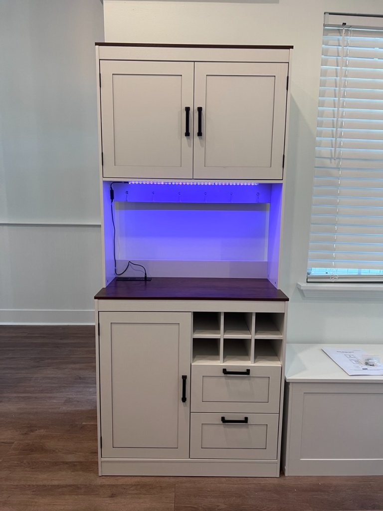 Coffee and wine bar furniture assembly in Jacksonville, FL by Heylo Home