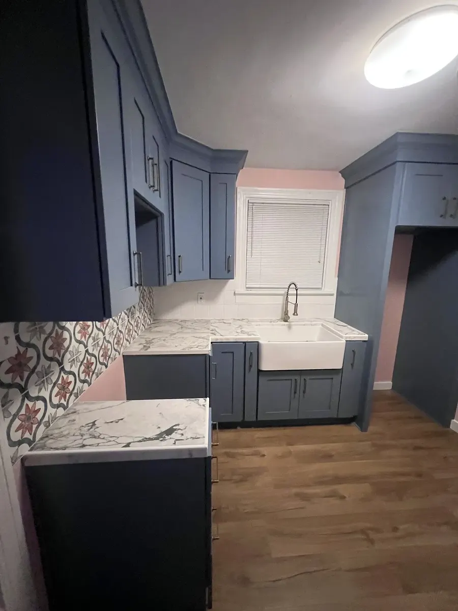 Full Kitchen Remodel after the work was completed