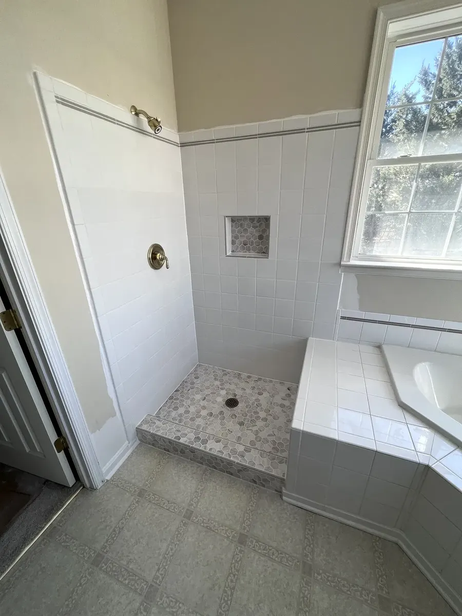 Custom Shower Rebuild after the work was completed