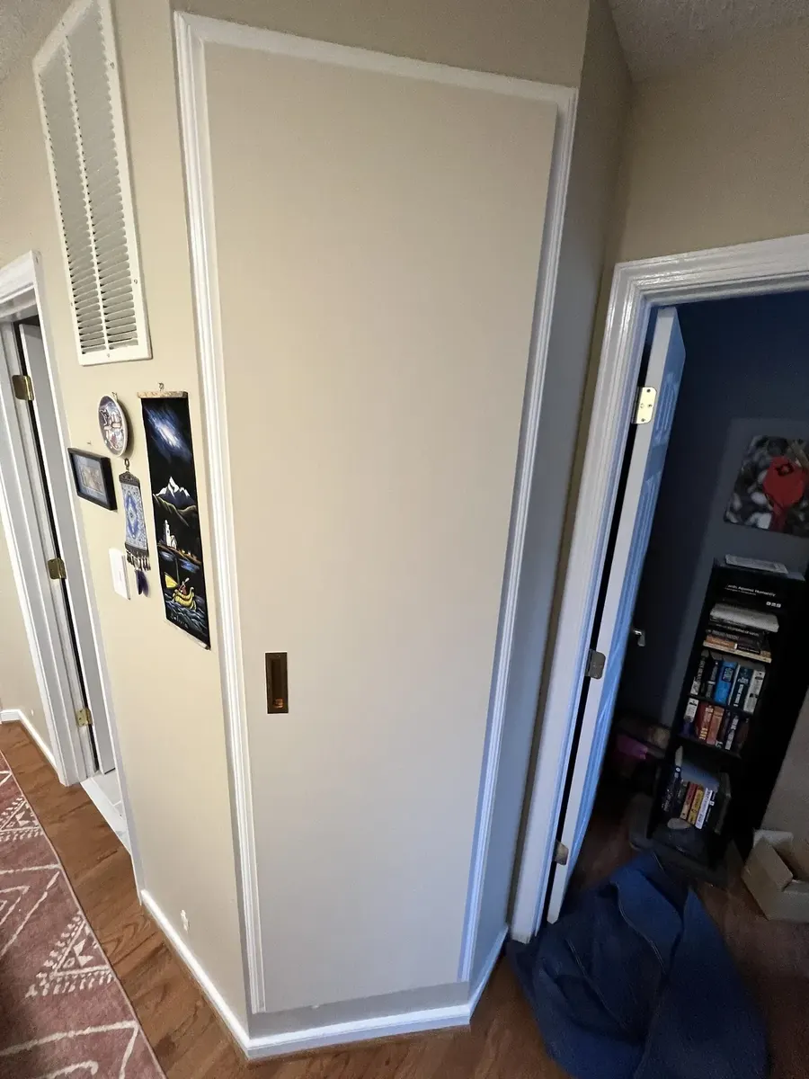 After photo 1 of the custom linen built-in