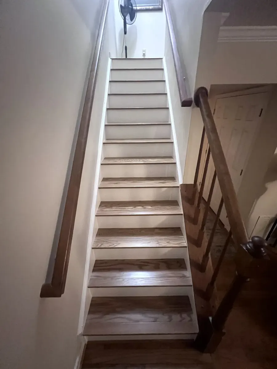 Staircase Update after the work was completed