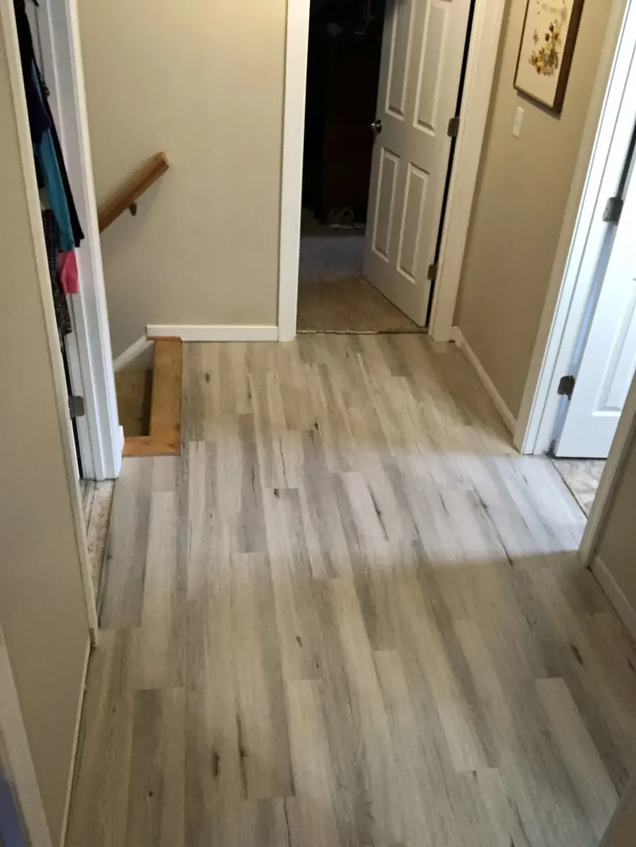 Carpet-to-LVP Update after the work was completed