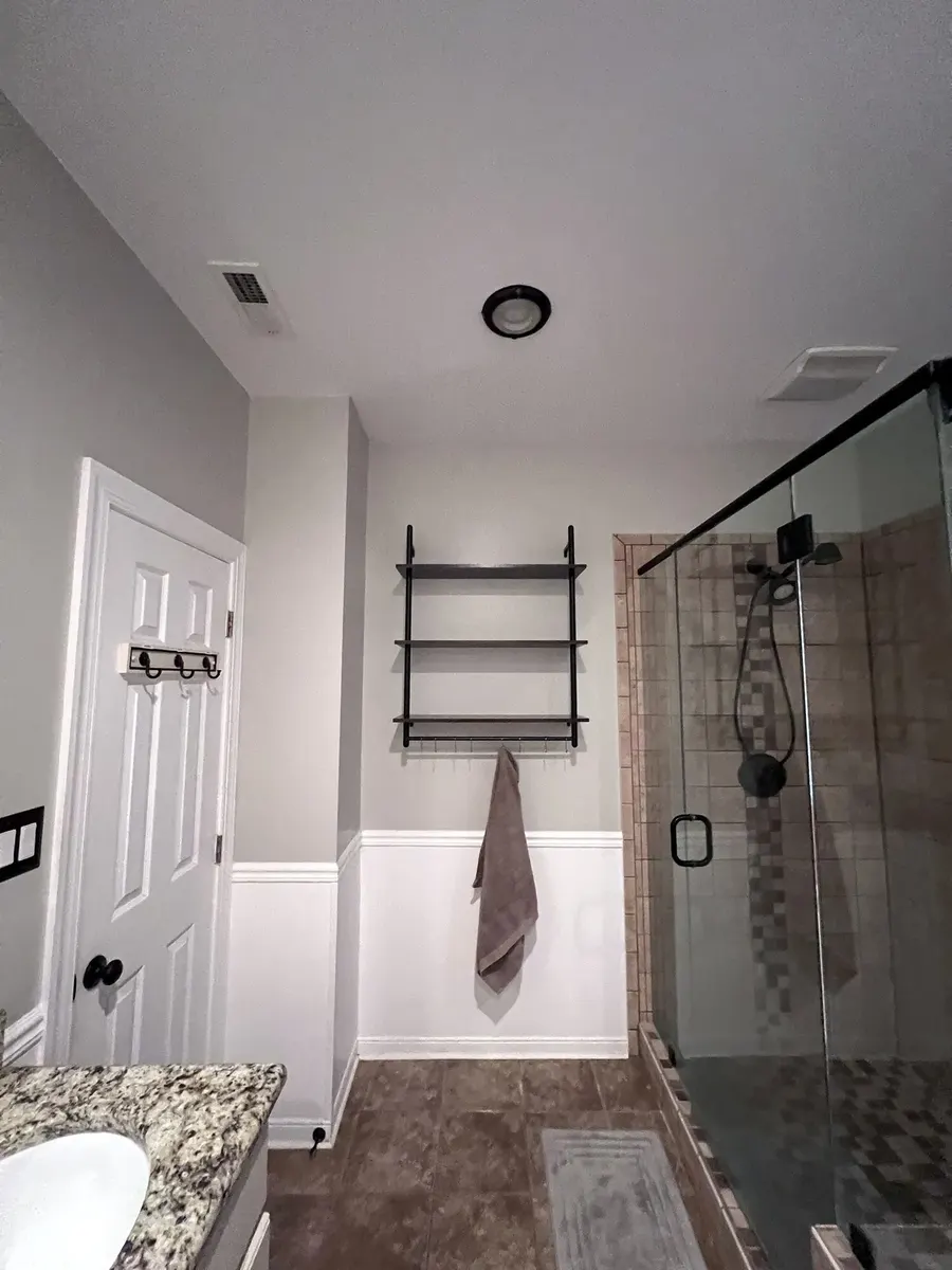 Two-Bathroom Update after the work was completed