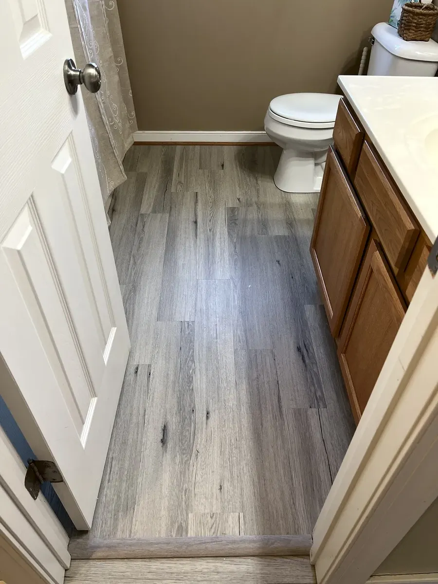 Completed carpet-to-lvp update