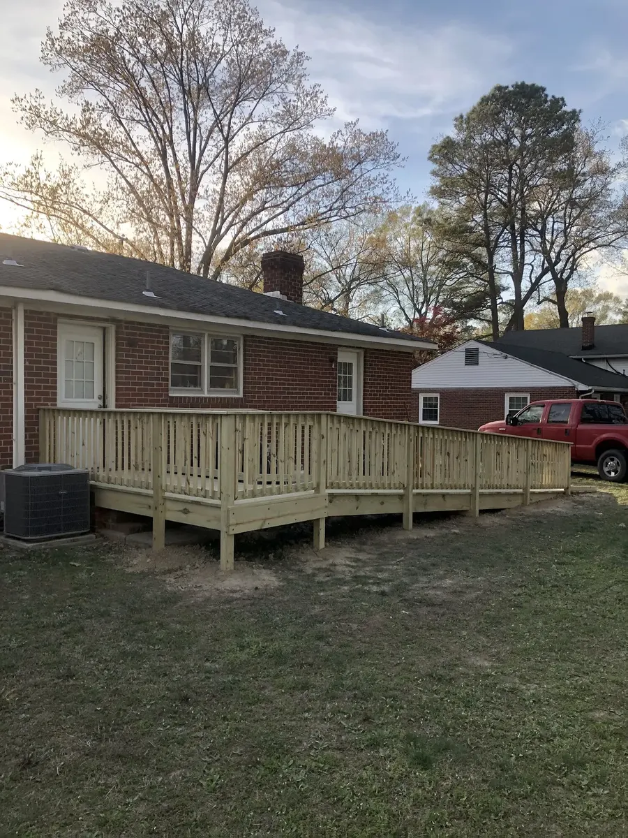 After photo 2 of the wheelchair ramp