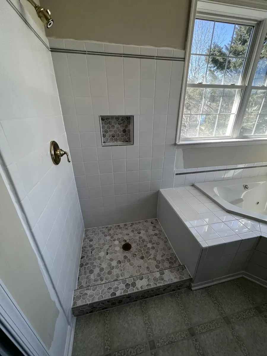 After photo 2 of the custom shower rebuild