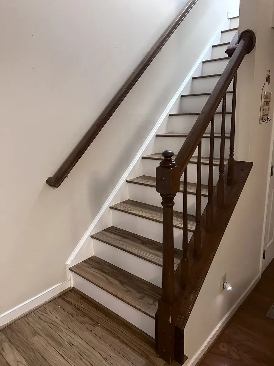 Completed staircase update