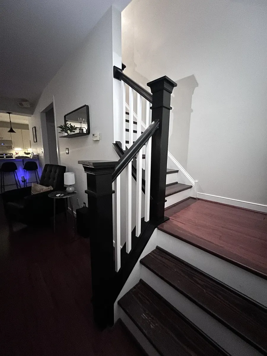 After photo 4 of the stair railing and baluster update