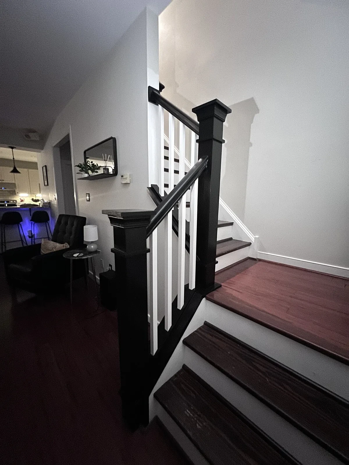 After photo 4 of the stair railing and baluster update