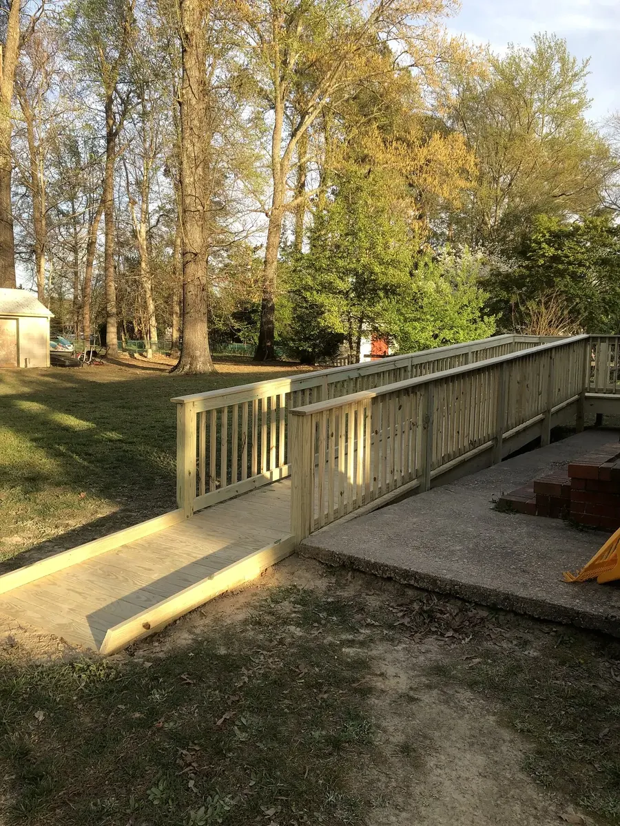 After photo 5 of the wheelchair ramp