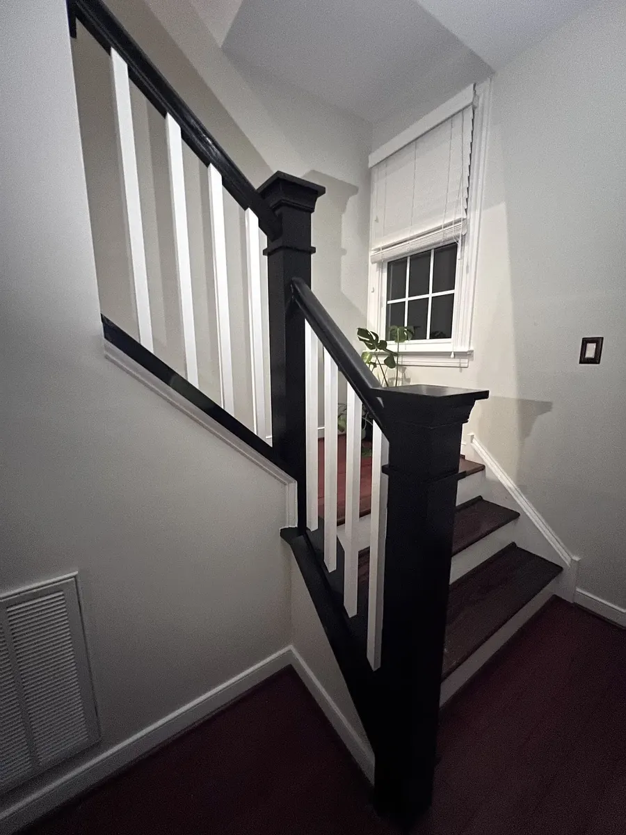 After photo 5 of the stair railing and baluster update