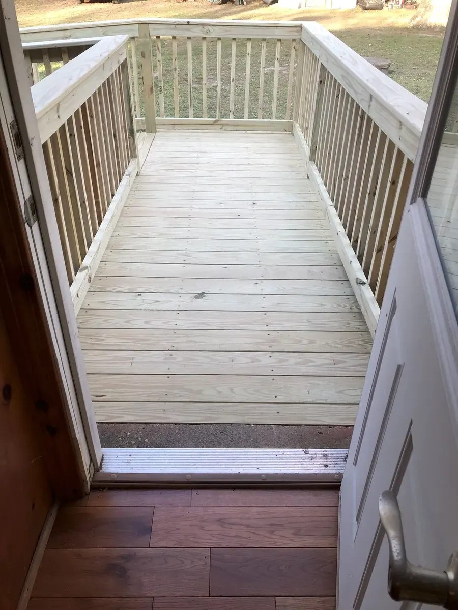 After photo 6 of the wheelchair ramp