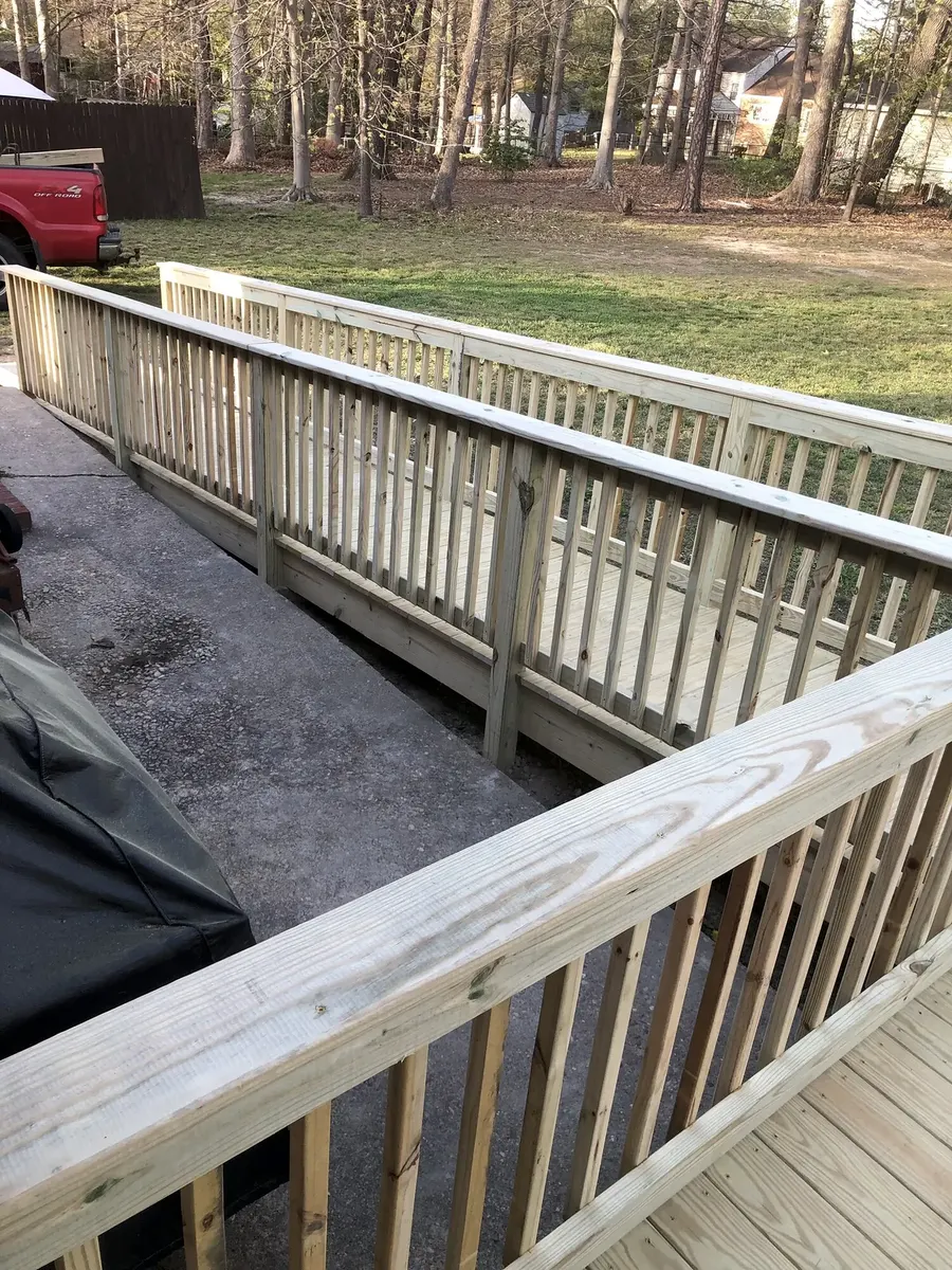 After photo 7 of the wheelchair ramp