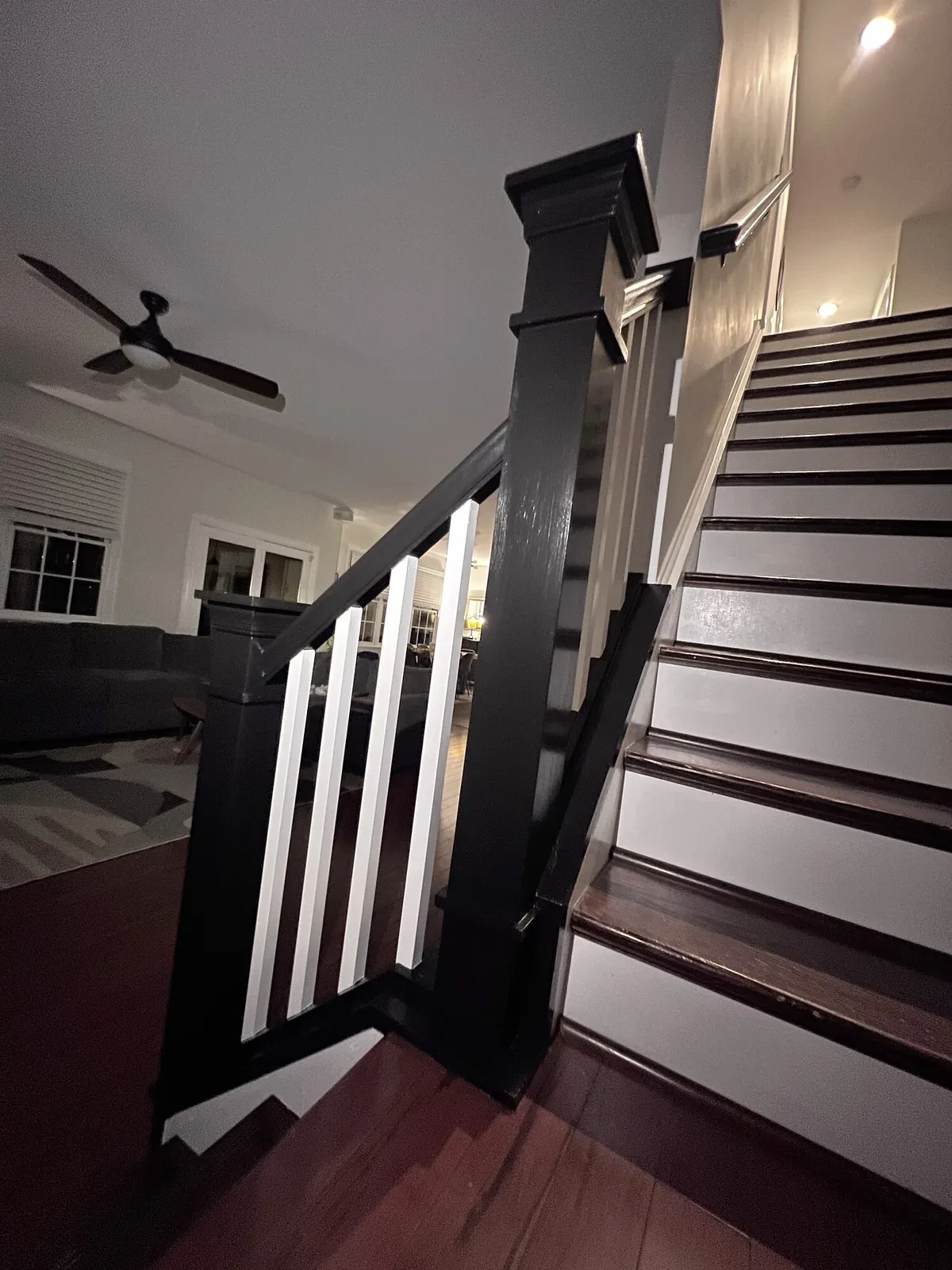 After photo 7 of the stair railing and baluster update