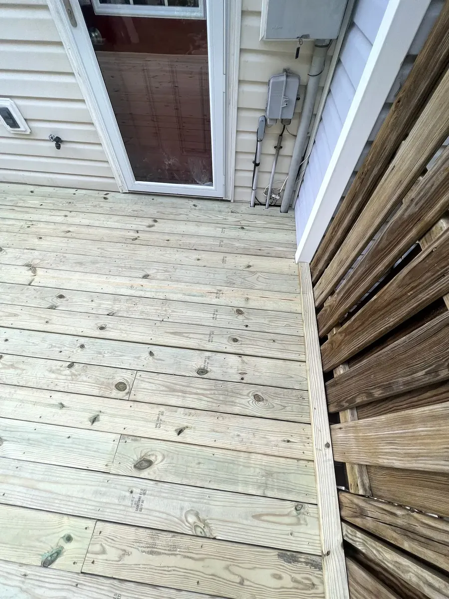After photo 7 of the backyard deck rebuild