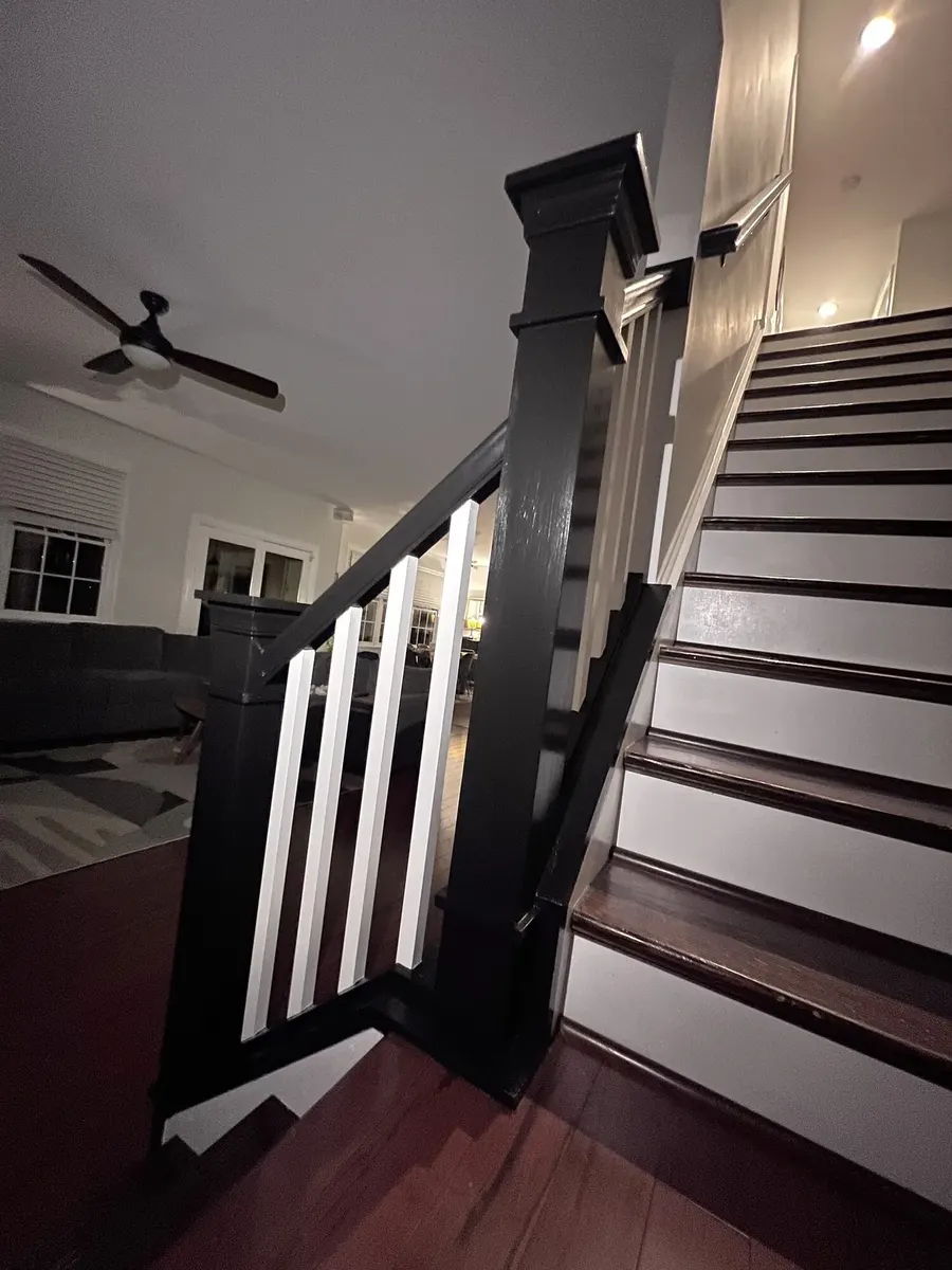 After photo 7 of the stair railing and baluster update