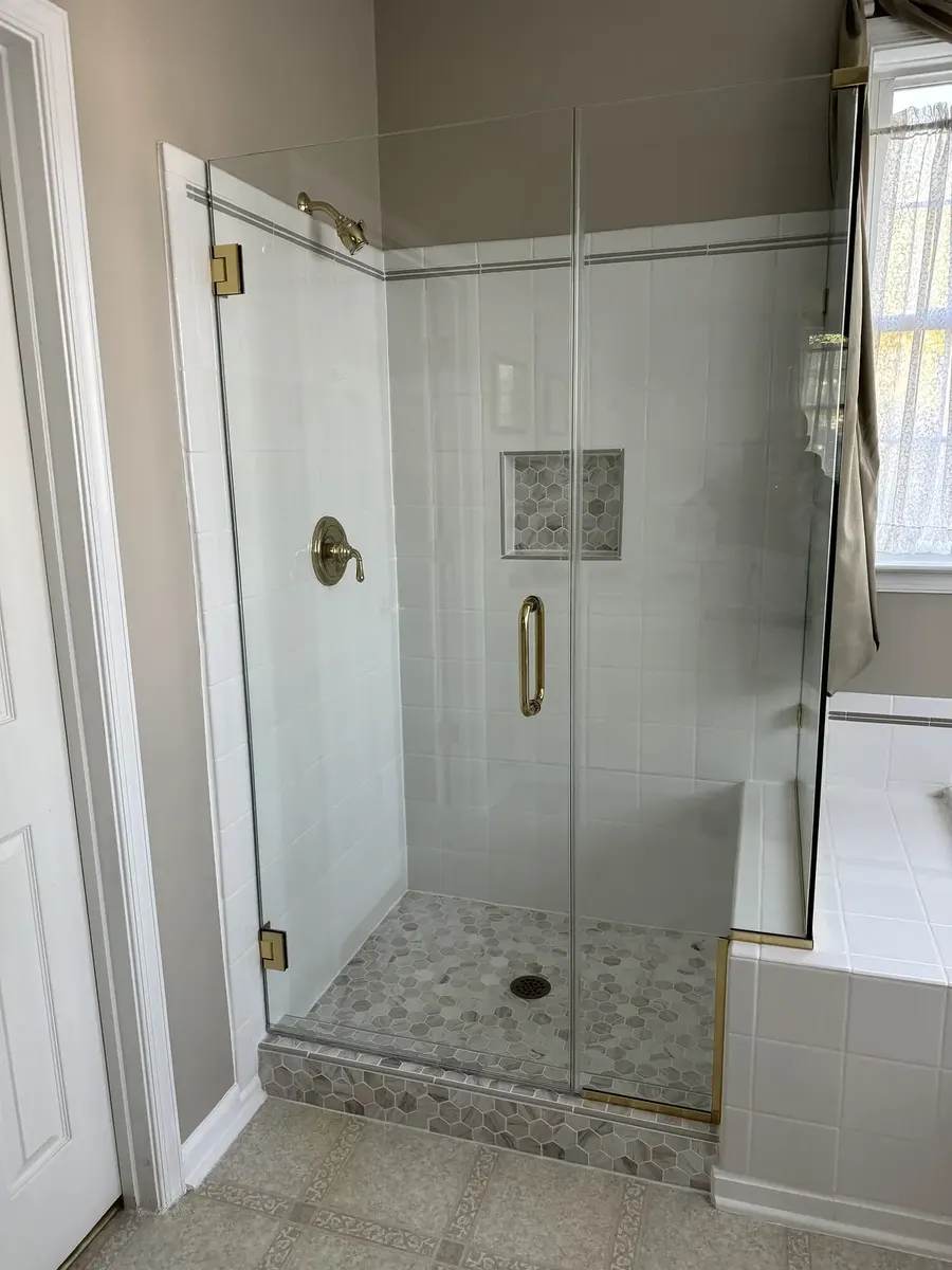 Completed custom shower rebuild