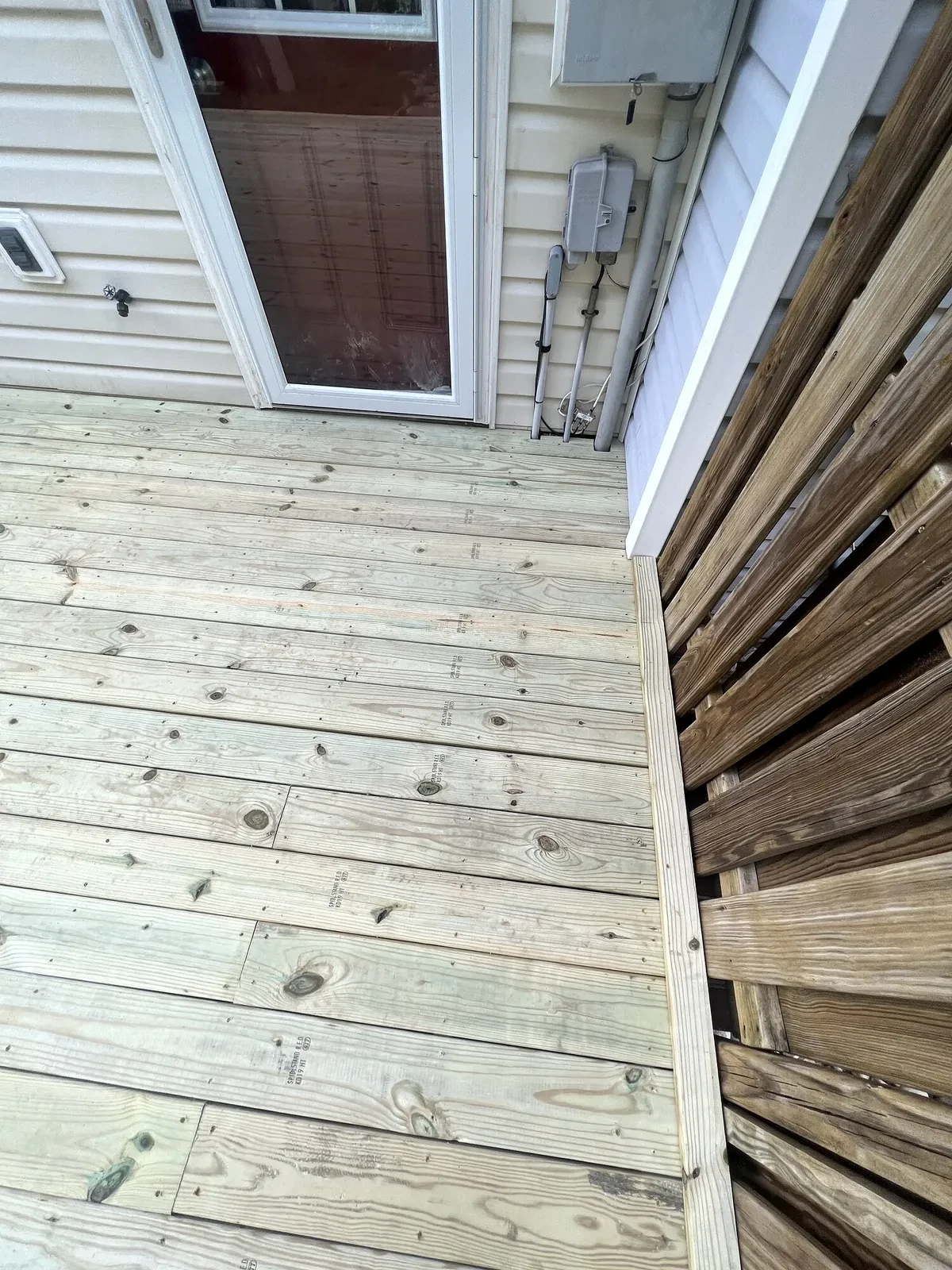 After photo 7 of the backyard deck rebuild
