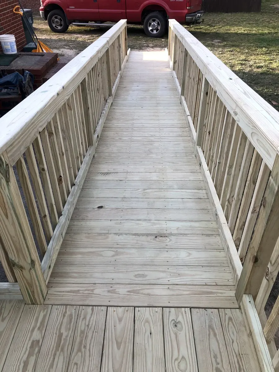 After photo 8 of the wheelchair ramp