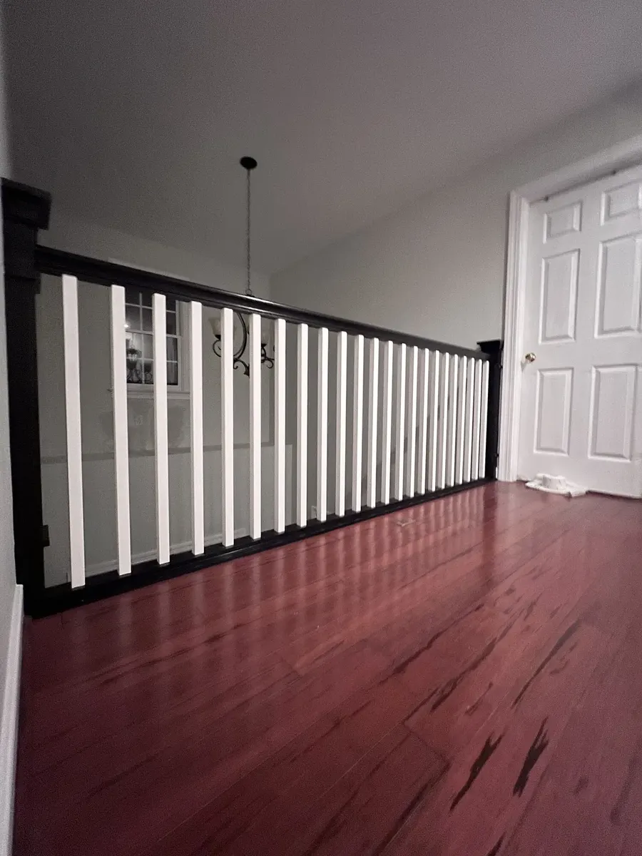 After photo 9 of the stair railing and baluster update