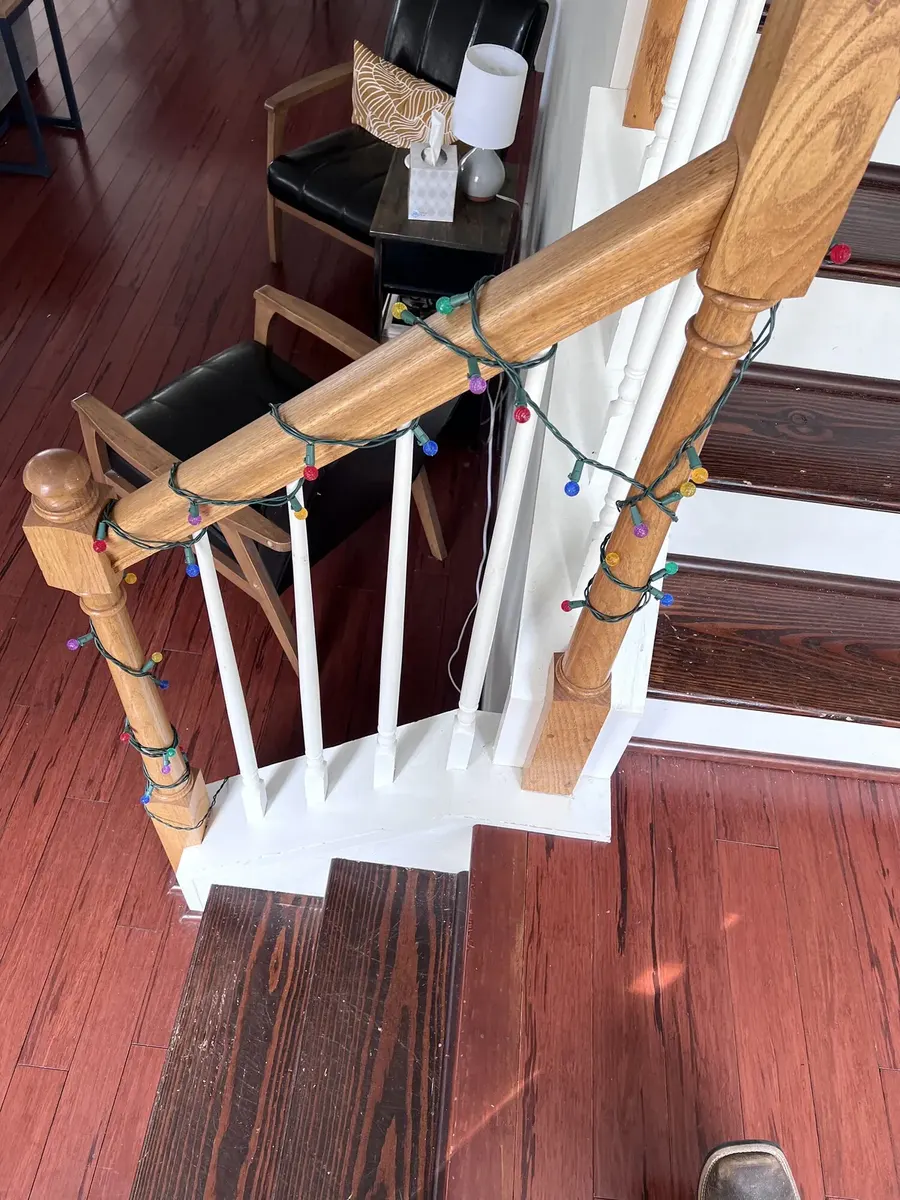 Stair Railing and Baluster Update before the work
