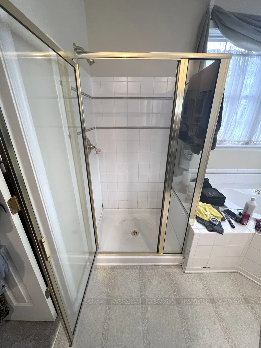 Custom Shower Rebuild before the work