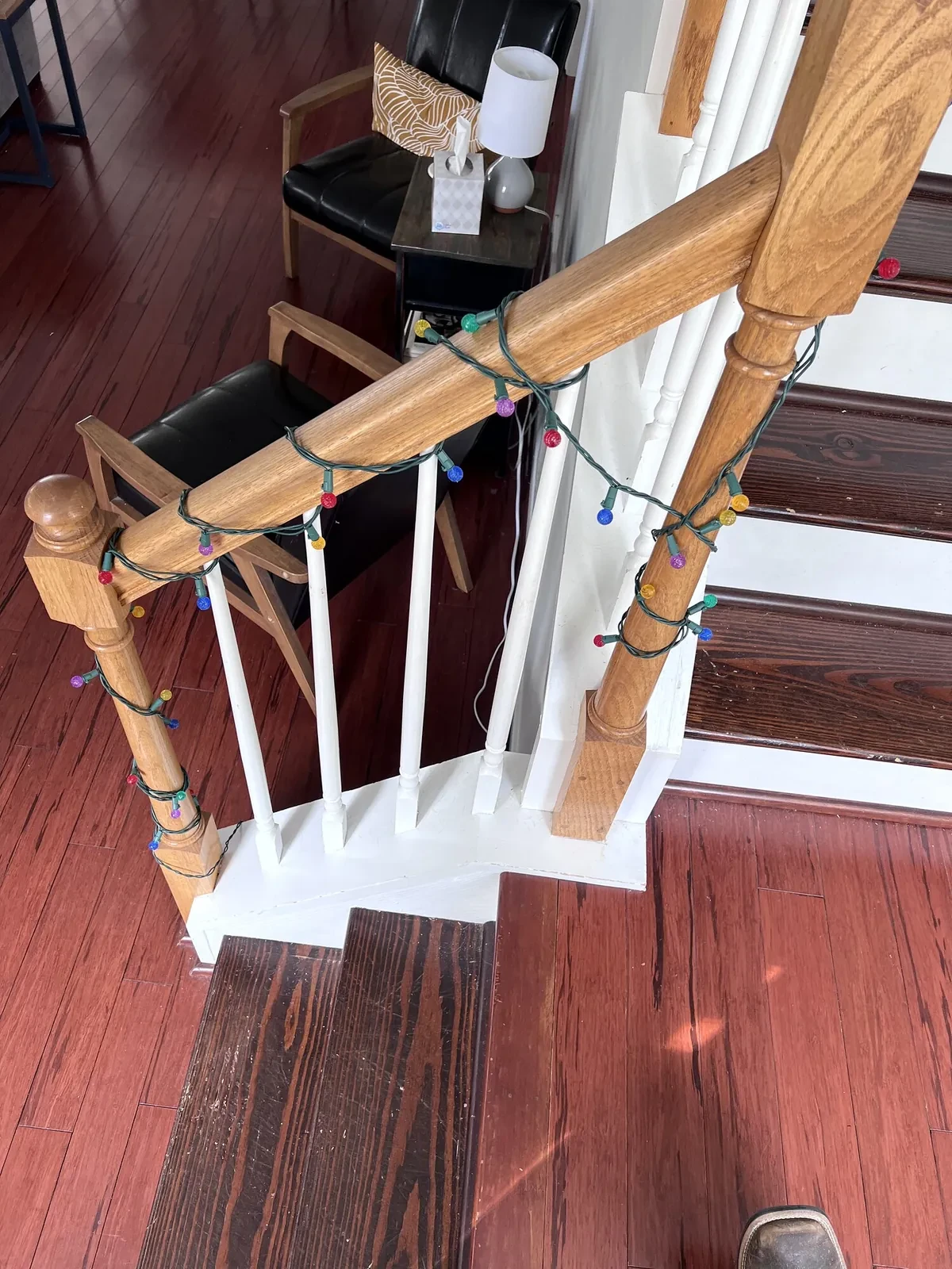 Stair Railing and Baluster Update before the work