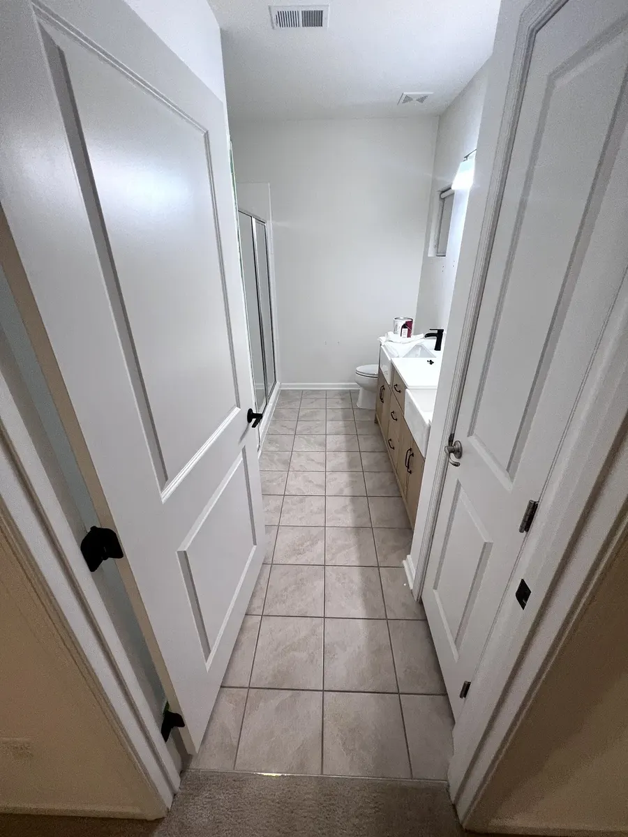 Hex Tile Bathroom Update before the work