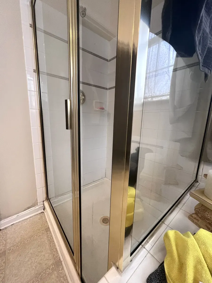 Before photo 5 of the custom shower rebuild