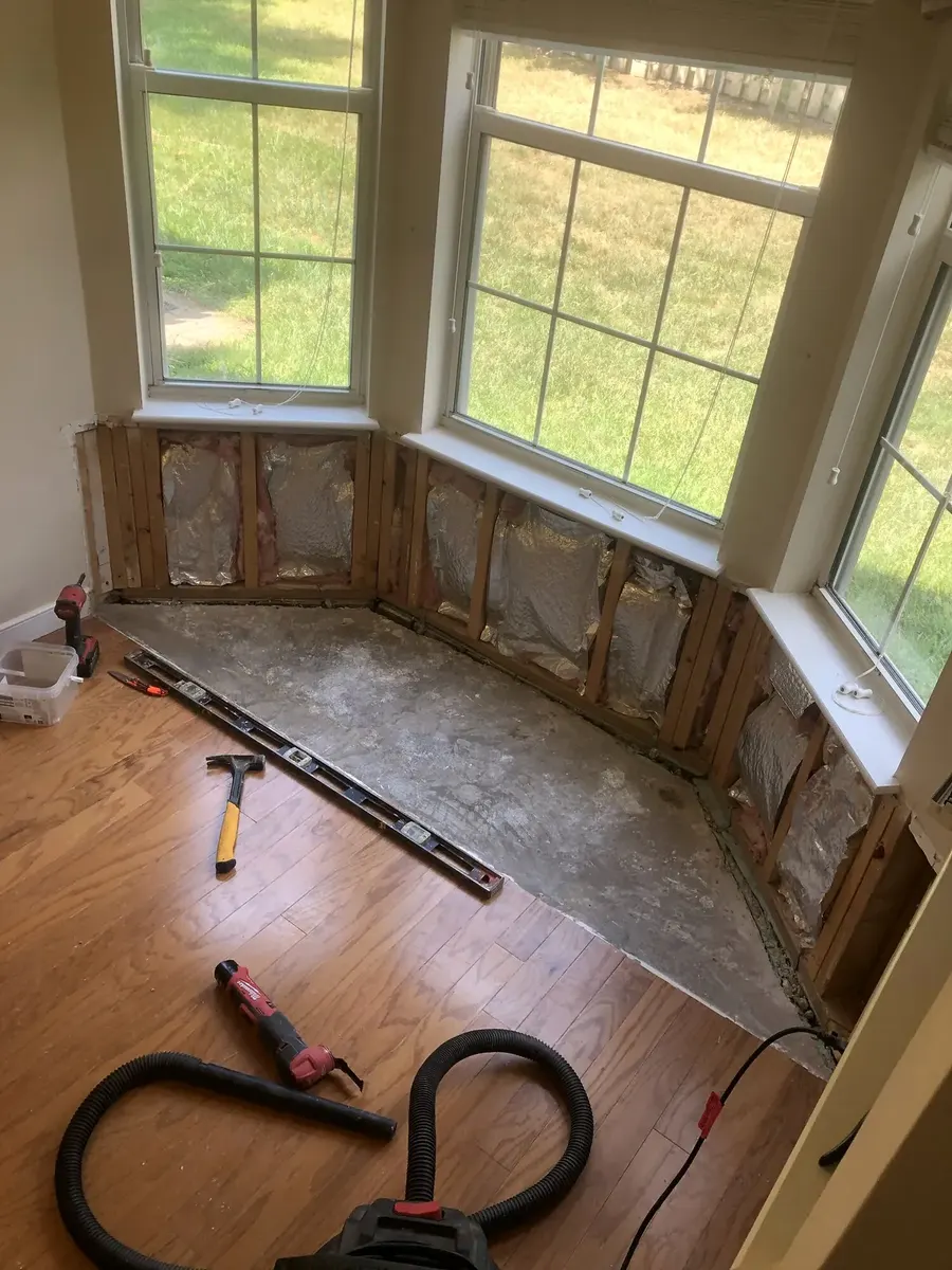 During photo 1 of the sunroom update