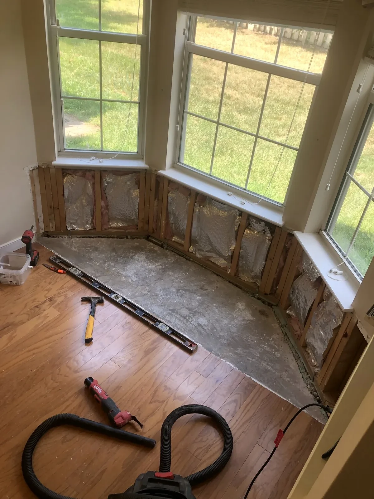 During photo 1 of the sunroom update