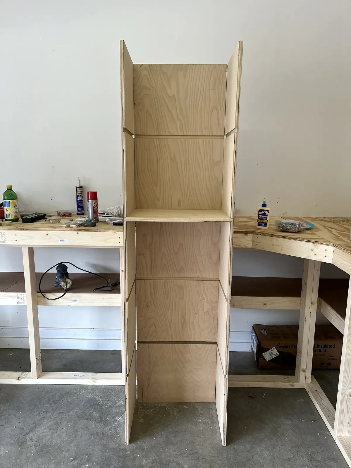 During photo 1 of the custom linen built-in