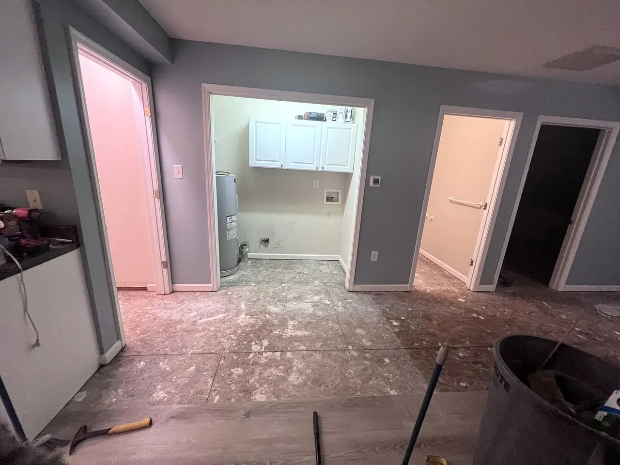 During photo 4 of the whole-home lvp flooring