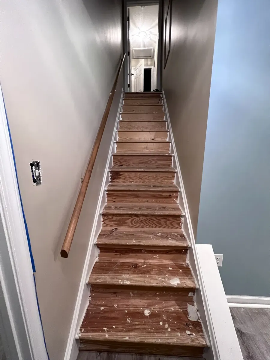 During photo 6 of the whole-home lvp flooring