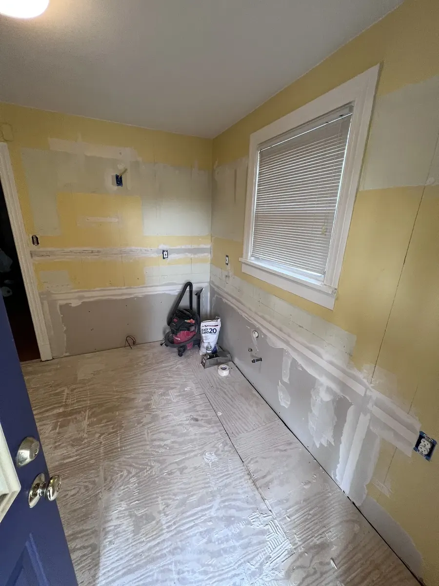 During photo 6 of the full kitchen remodel