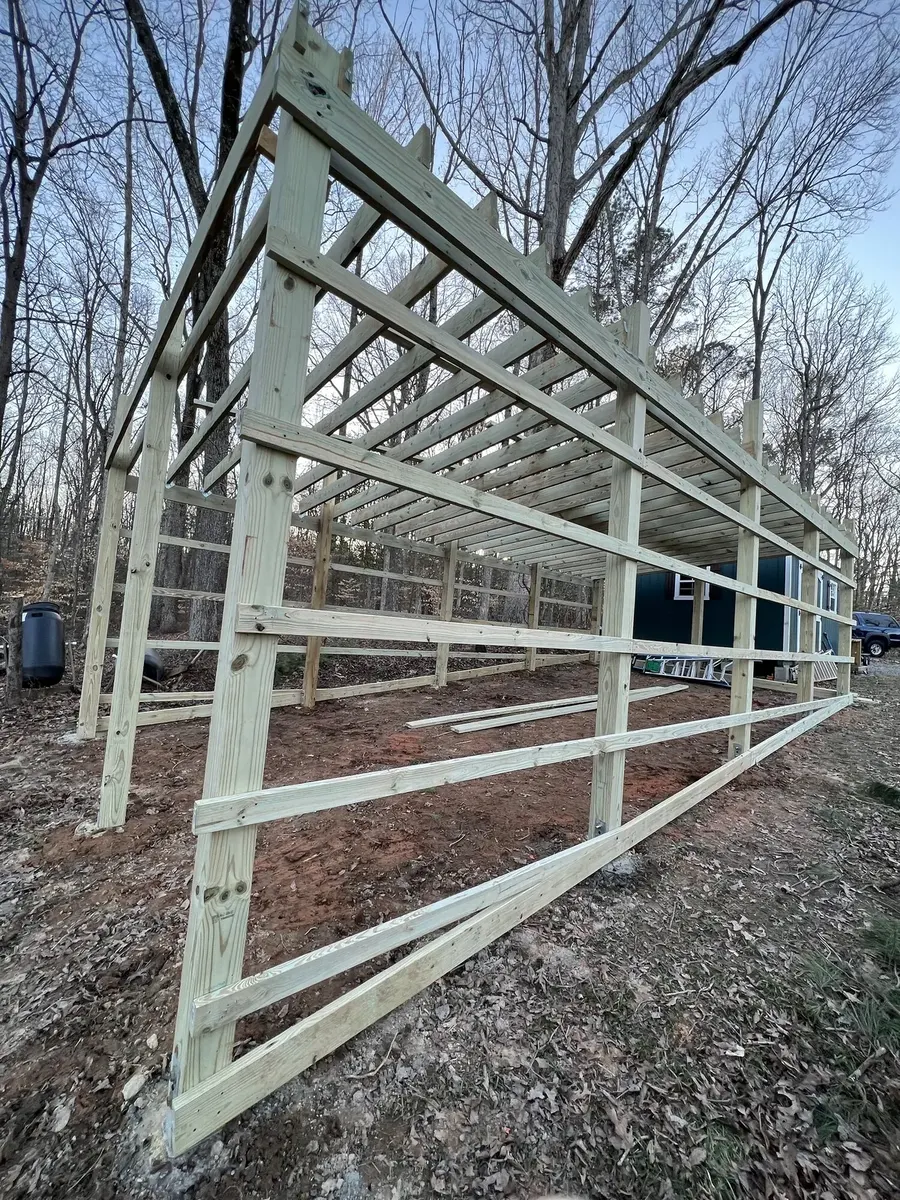 During photo 8 of the shed siding update