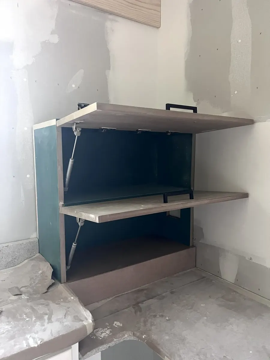 During photo 21 of the primary bathroom remodel