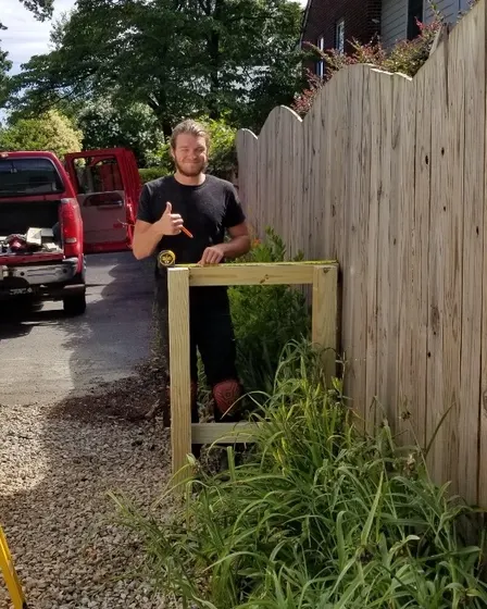Montana from Heylo Home working on a job in Jacksonville, FL