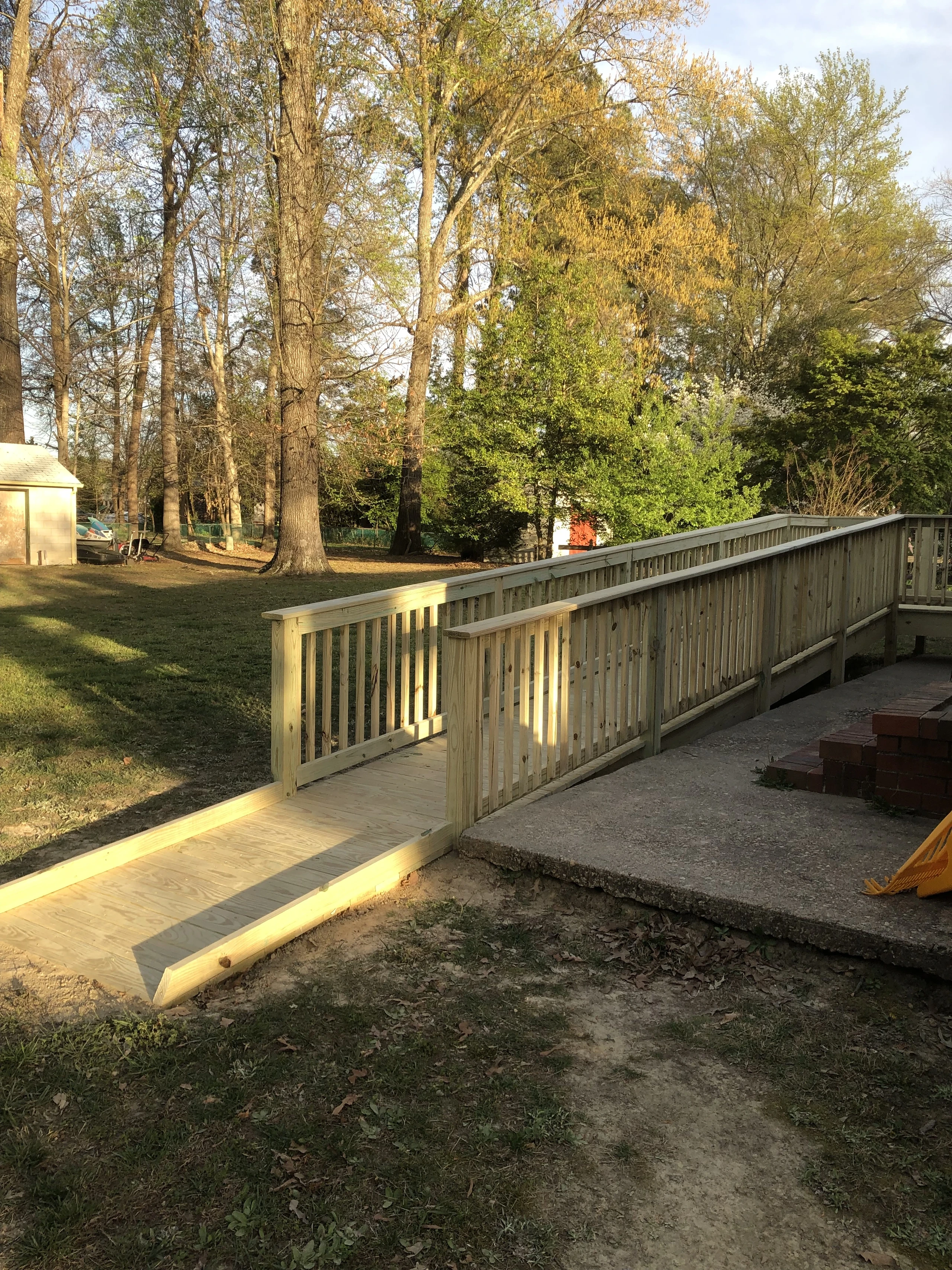 After photo 5 of the wheelchair ramp