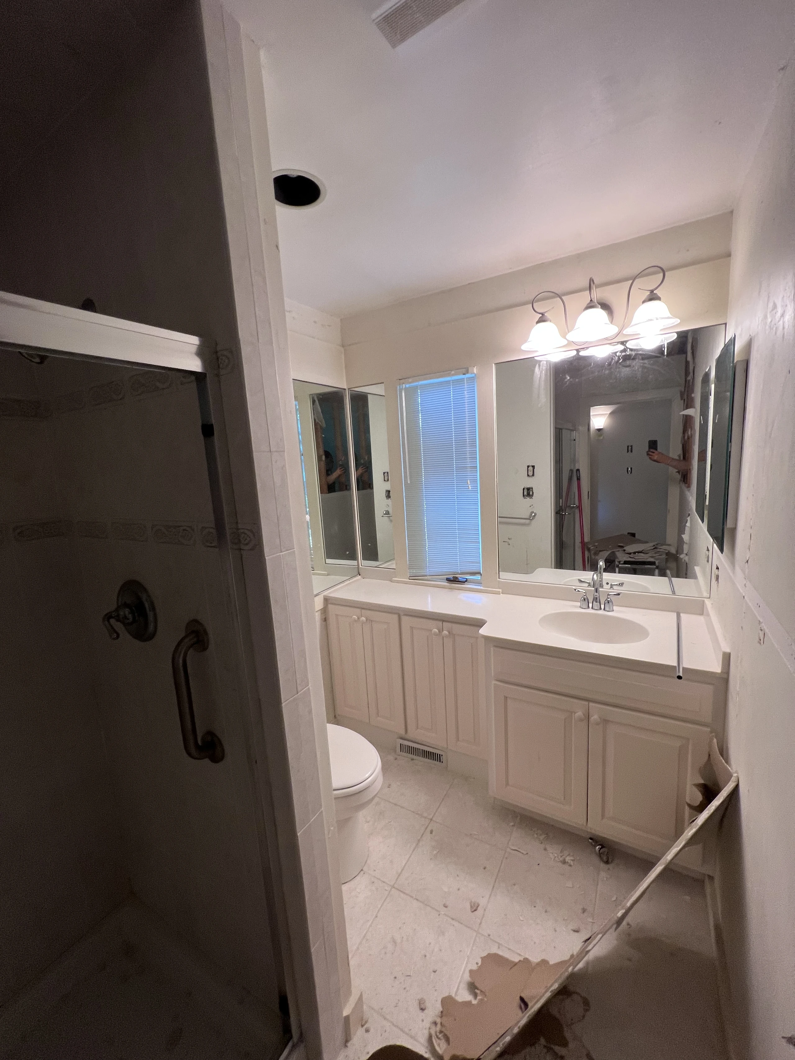 Before photo 3 of the primary bathroom remodel
