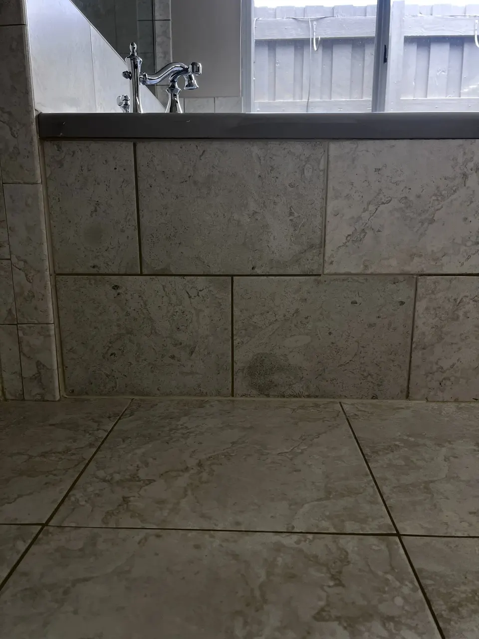 Finished access panel shown removed for plumbing service